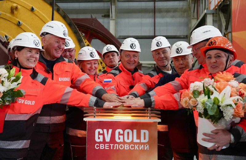 Технический запуск золотоизвлекательной фабрики ГОКа «Светловский»