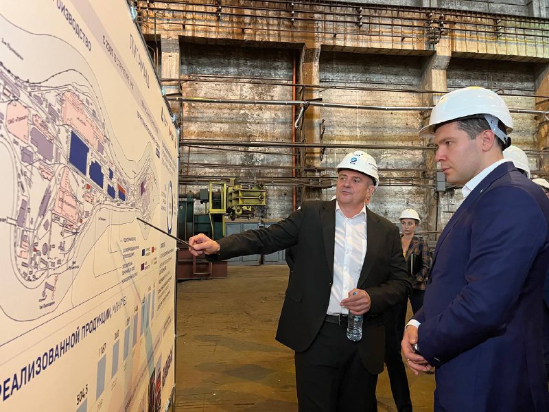 Визит министра промышленности и торговли к предприятию «Лугамаш»
