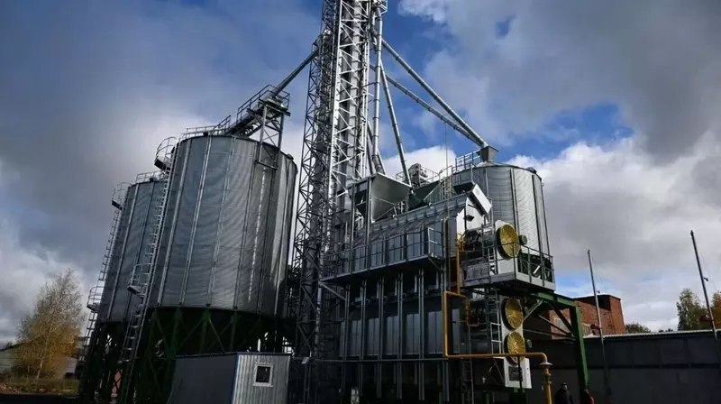 Запуск нового зерносушильного комплекса в Удмуртии