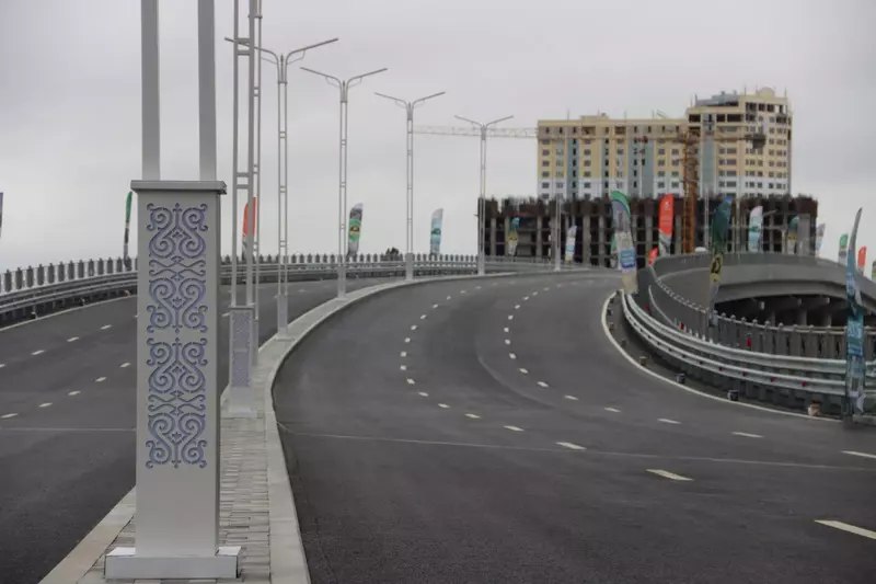 Открытие нового моста через реку Сунжа в Грозном Открытие нового моста через реку Сунжа в Грозном