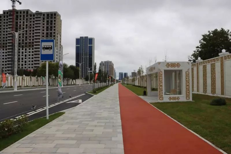 Открытие нового моста через реку Сунжа в Грозном Открытие нового моста через реку Сунжа в Грозном