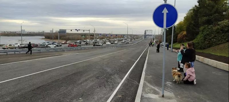 Открытие обновлённого арочного моста в Уфе Открытие обновлённого арочного моста в Уфе