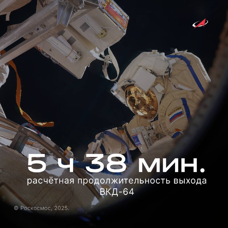 Выход в космос: 16 октября 2023 года