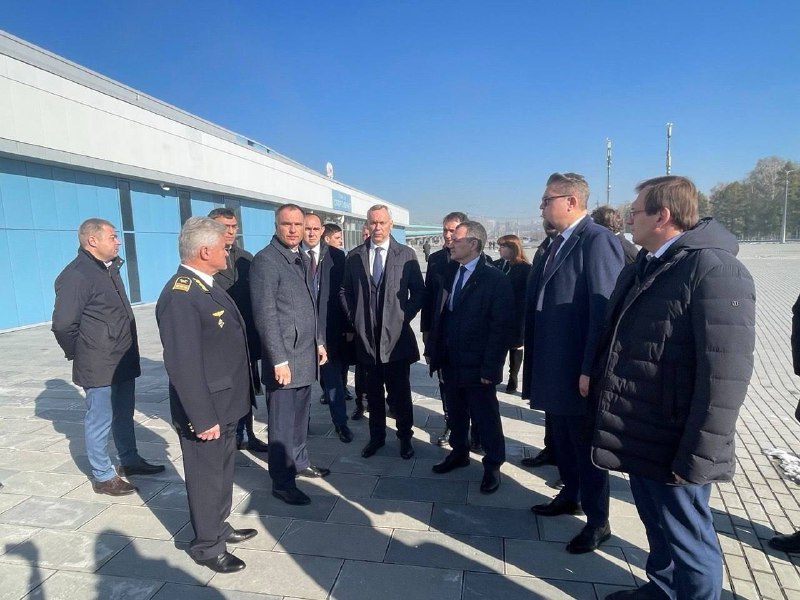 Запуск первого 5-вагонного поезда метро в Новосибирске