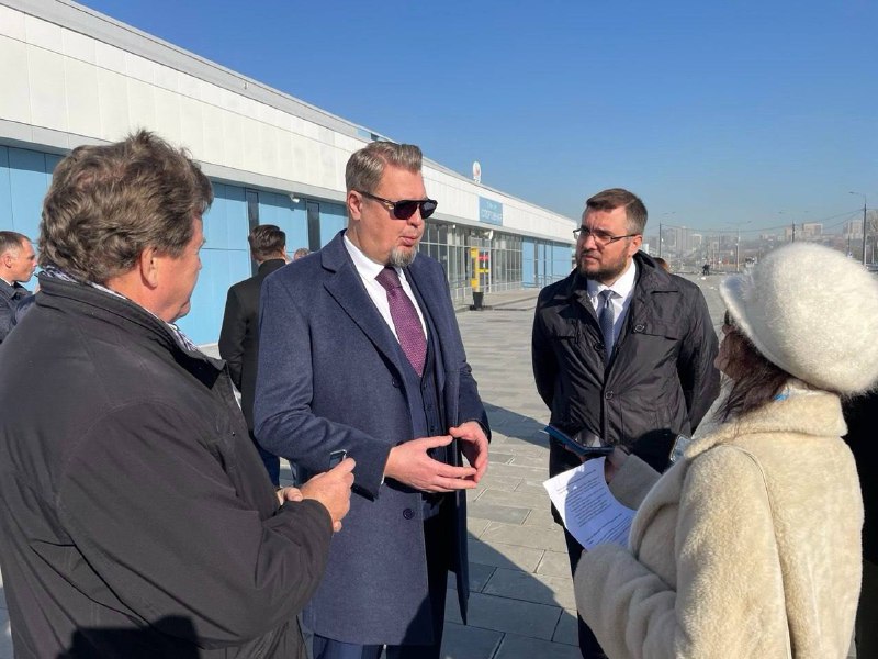 Запуск первого 5-вагонного поезда метро в Новосибирске