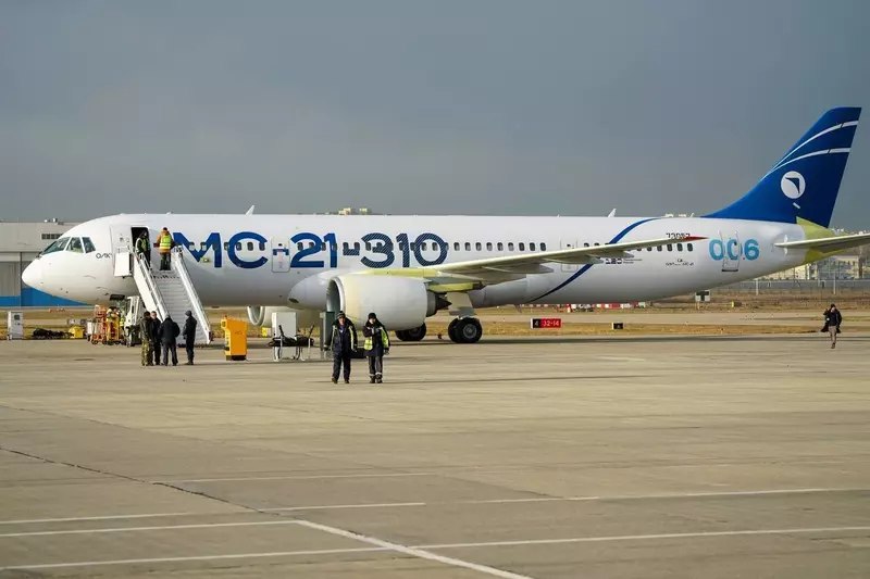 Второй испытательный полет самолета МС-21