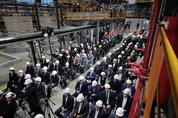 Открытие II очереди производственного комплекса «Высокомолекулярные полимеры» в Тульской области