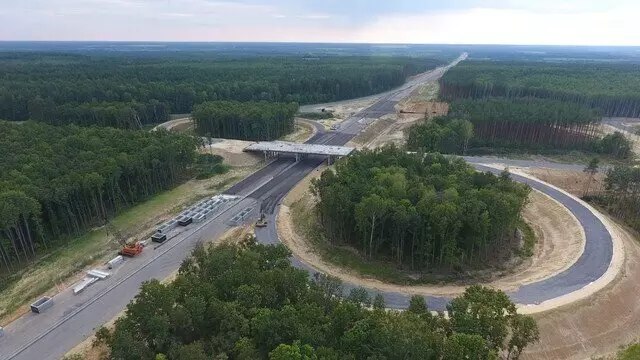 Реконструкция автодороги М-5 "Урал": текущие работы
