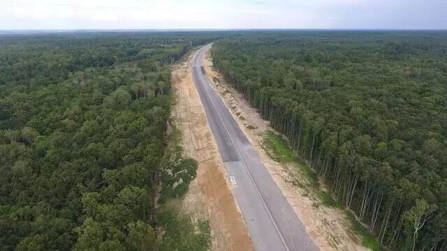 Реконструкция автодороги М-5 "Урал": текущие работы
