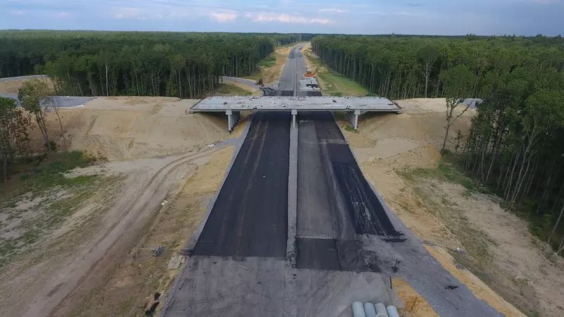 Реконструкция автодороги М-5 "Урал": текущие работы