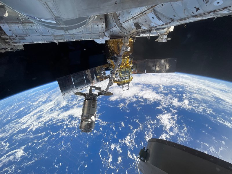 Невероятный момент на МКС: все стыковочные узлы заняты