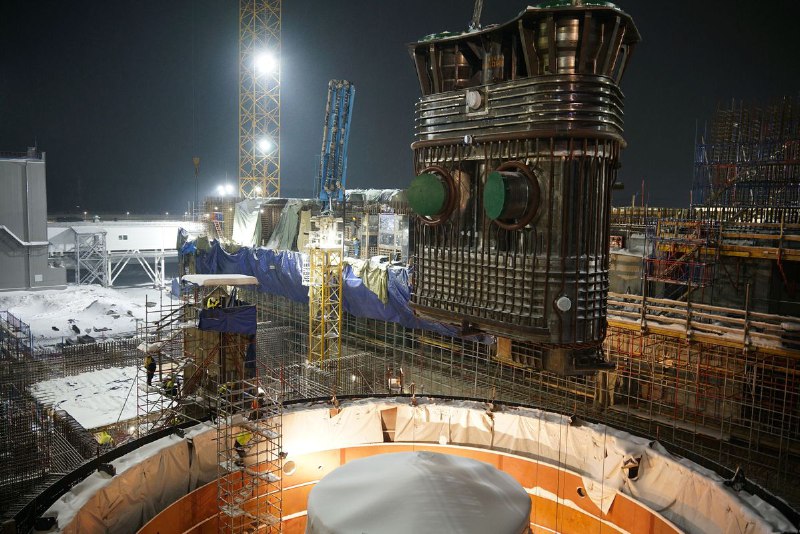 Установка оболочек периферийной полости реактора БРЕСТ-ОД-300