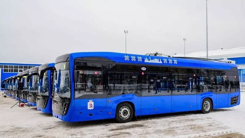 В Йошкар-Олу доставлены новые автобусы и троллейбусы