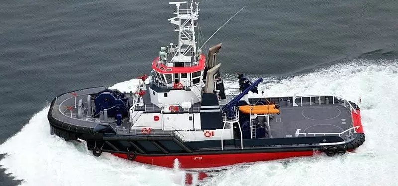 Спуск на воду морского буксира «Верман» в Татарстане