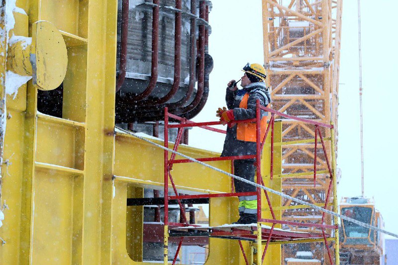 Завершение монтажа оболочек реактора БРЕСТ-ОД-300