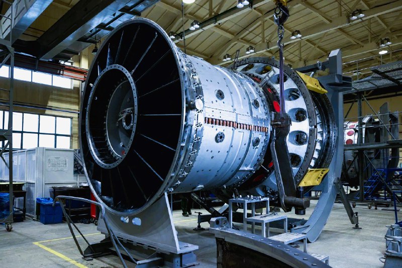Новая газовая турбина ГТД-110М для электростанции на Юге России