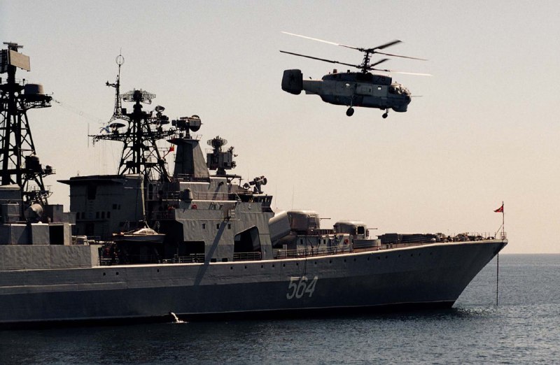 Корабли ОСК: Учение противолодочного корабля «Адмирал Трибуц»