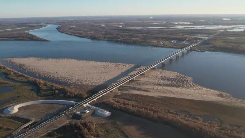 Мост через Обь в Сургуте: Впечатляющие результаты за три месяца