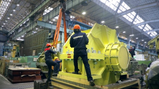 Изготовление второго подшипника для атомного ледокола «Ленинград»