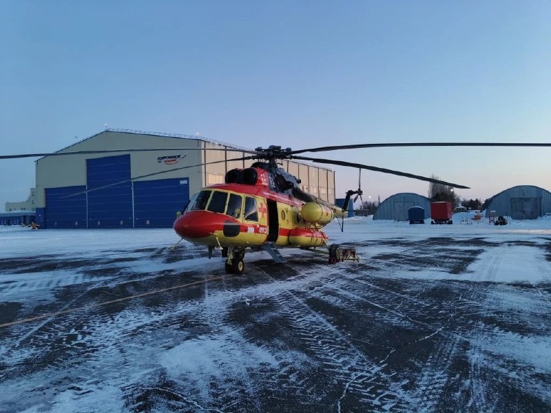 Санавиация помогла спасти жизнь сотруднику ДПС в Оренбургской области