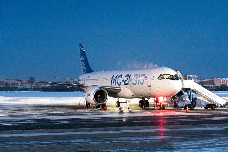 Испытания МС-21-310 и SJ-100 в Сыктывкаре