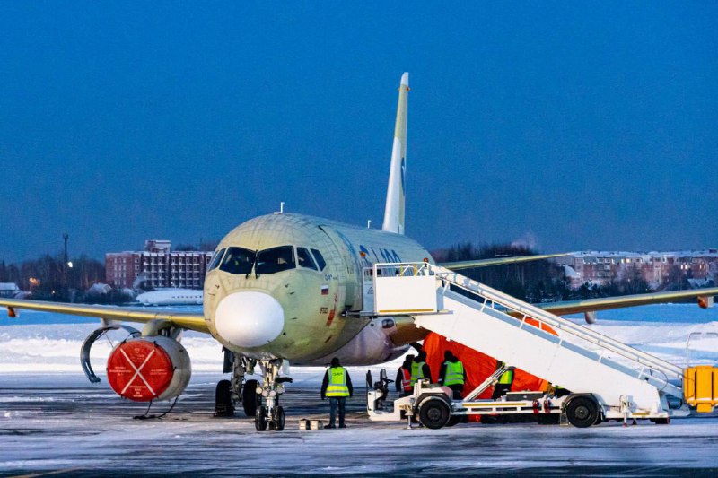 Испытания МС-21-310 и SJ-100 в Сыктывкаре