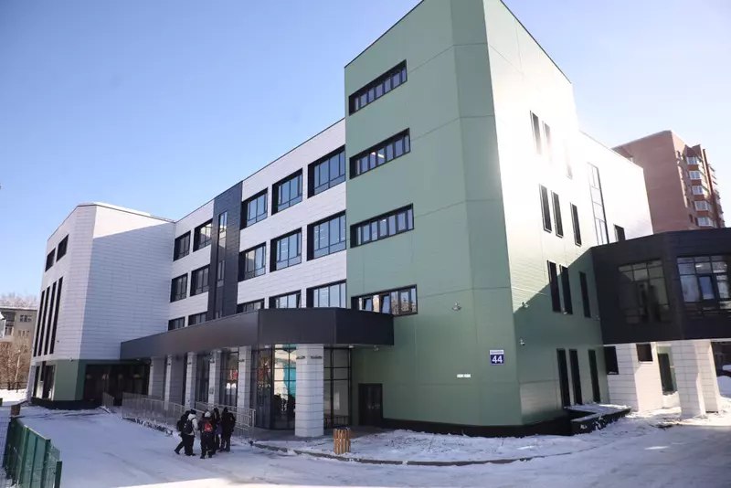 Открытие нового корпуса Экономического лицея в Новосибирске
