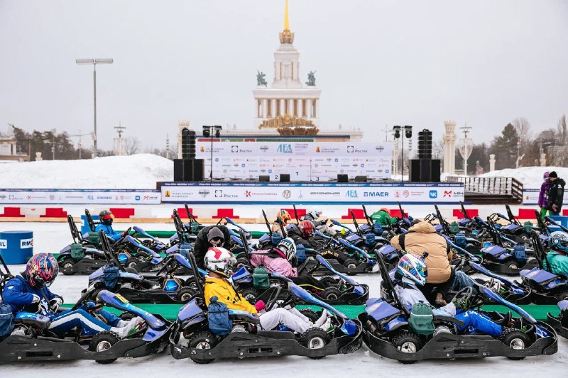 Автогонщики на «Льду особого назначения»