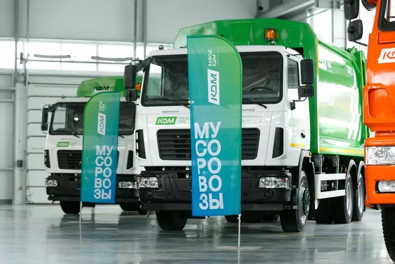 Открытие нового цеха сборки мусоровозов на Смоленском заводе КДМ