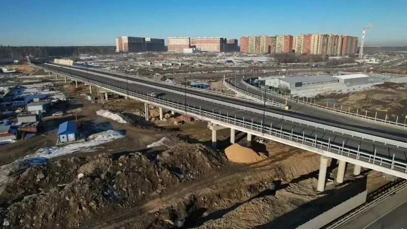 Запуск нового участка Южно-Лыткаринской автодороги в Подмосковье