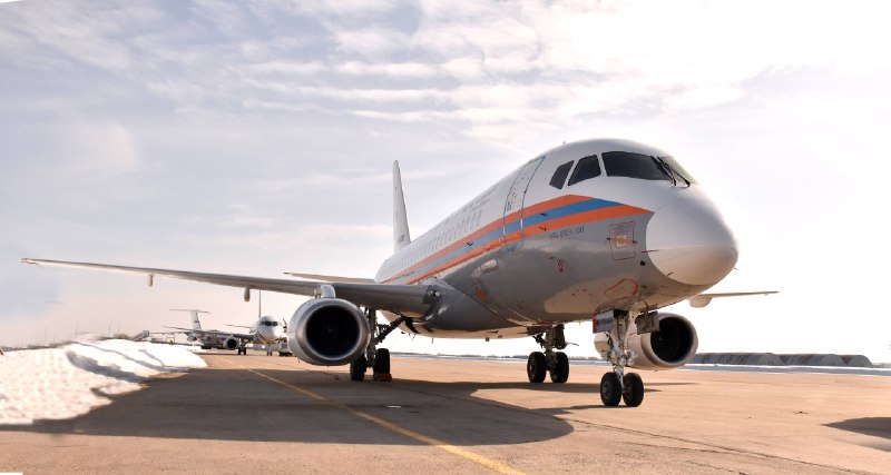 Восстановление самолета SSJ-100 для МЧС России