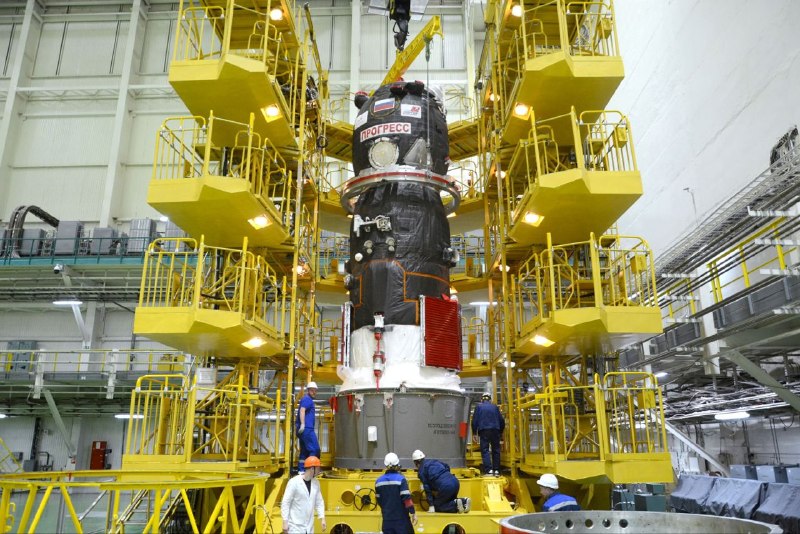 На Байконуре завершают подготовку к запуску «Прогресс МС-34»