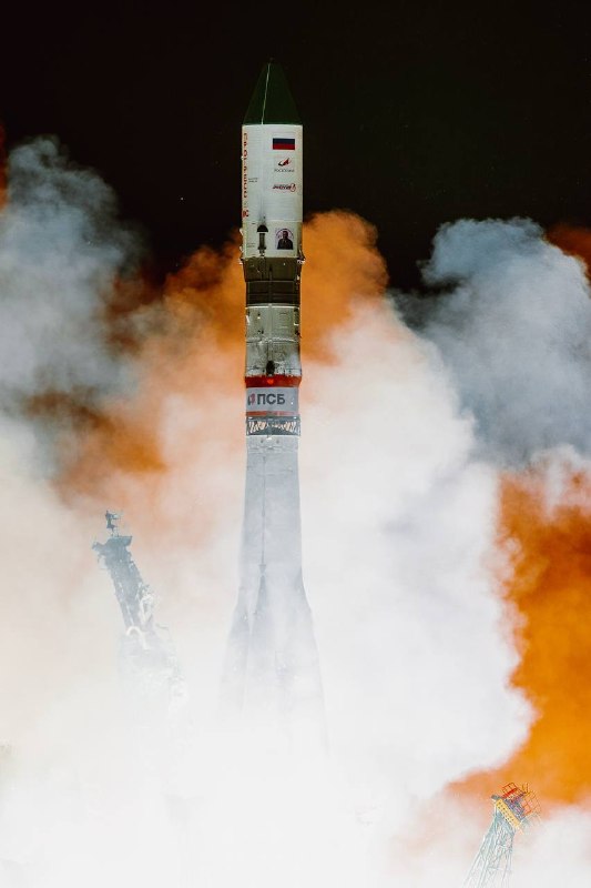 На орбиту выведён корабль «Прогресс МС-34»: старт и ожидание стыковки с МКС