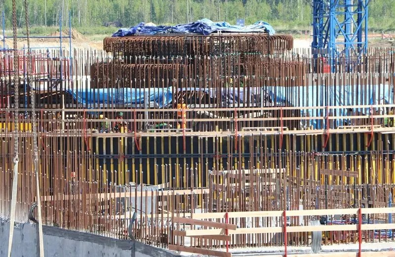 Началось строительство реакторной шахты на Ленинградской АЭС-2