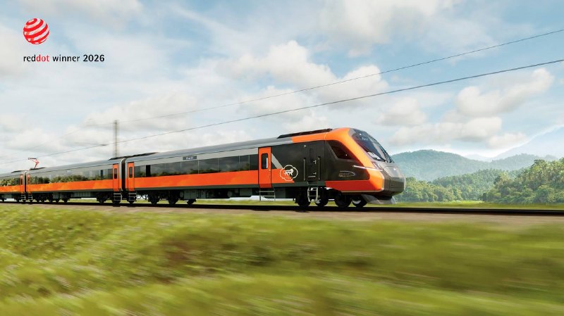 Концепция электропоезда Vande Bharat стала победителем Red Dot Award 2026