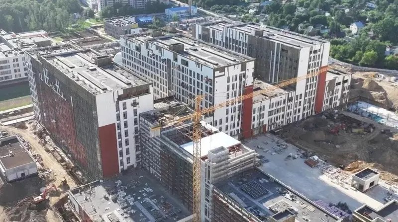 Ход строительства крупнейшей многопрофильной больницы на востоке Подмосковья