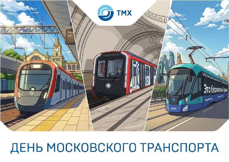 Поздравление с Днем московского транспорта от ТМХ Поздравление с Днем московского транспорта от ТМХ