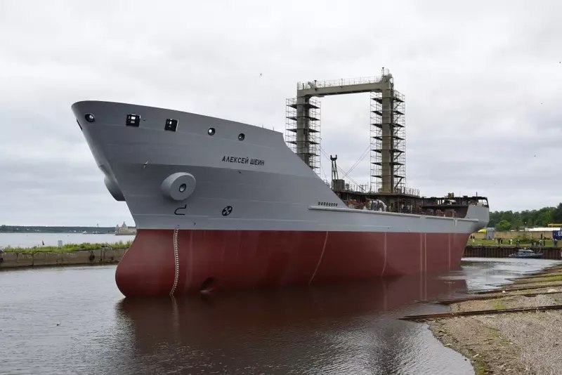 Невский судостроительно-судоремонтный завод спустил на воду танкер «Алексей Шеин» для ВМФ России Невский судостроительно-судоремонтный завод спустил на воду танкер «Алексей Шеин» для ВМФ России