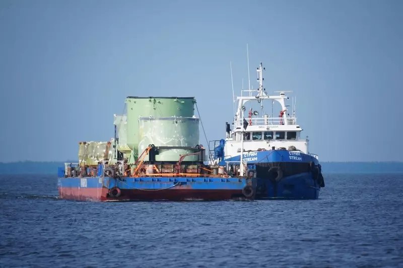 На ЛАЭС-2 доставлена 730-тонная ловушка расплава для четвертого блока