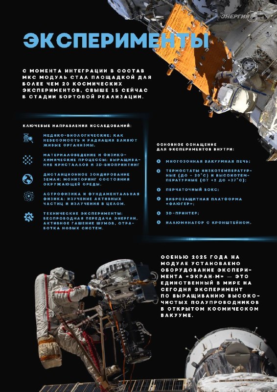 Модуль «Наука»: пять лет на орбите