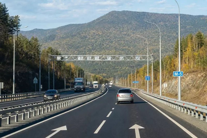 На трассе М-5 «Урал» досрочно завершено обновление сложного участка