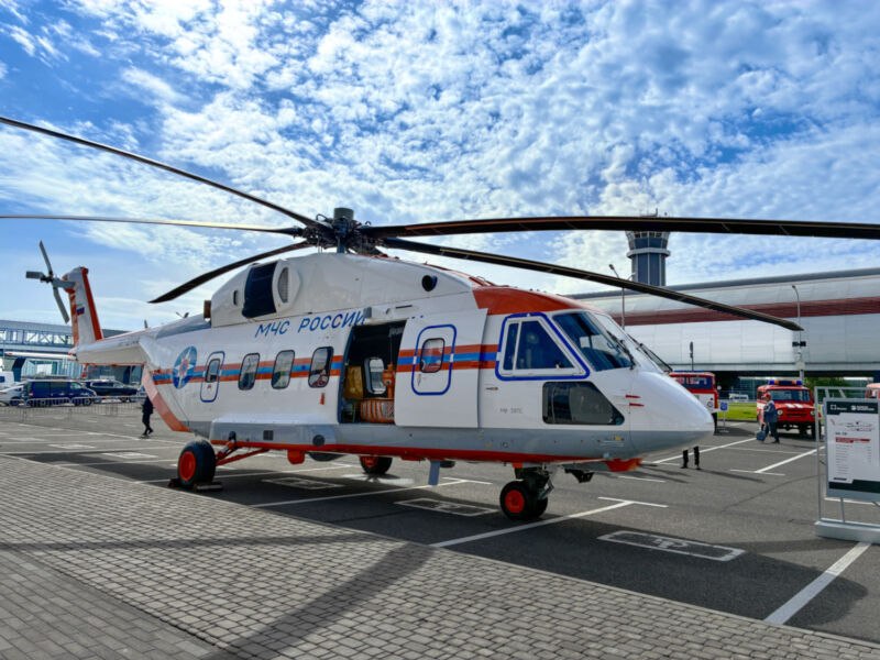 Ростех показал в Казани арктический вертолёт Ми-38ПС Ростех показал в Казани арктический вертолёт Ми-38ПС
