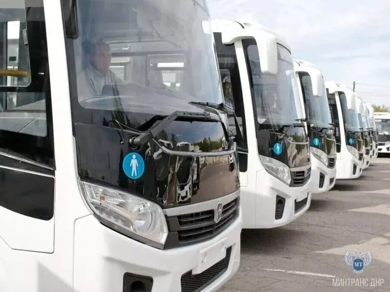 В Макеевке на линии вышли новые автобусы