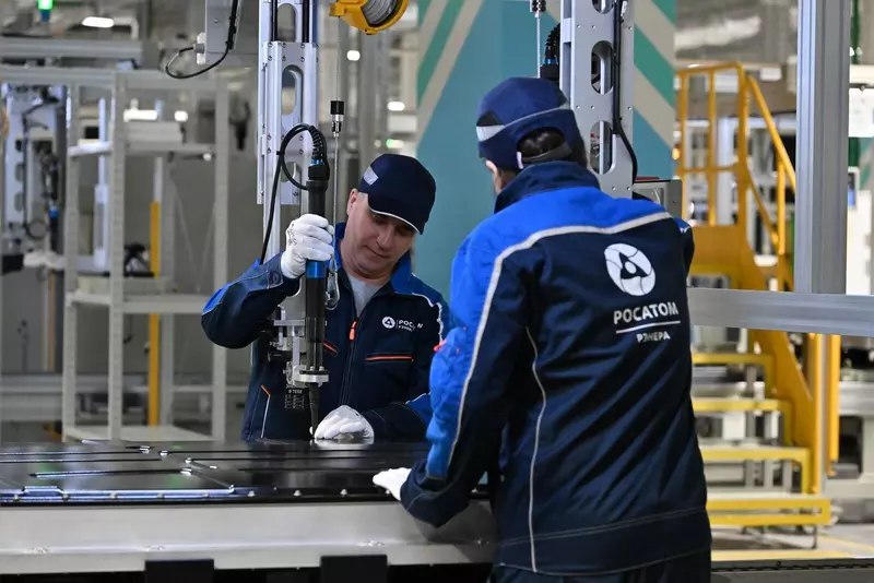 Росатом запустил в Москве гигафабрику систем накопления энергии