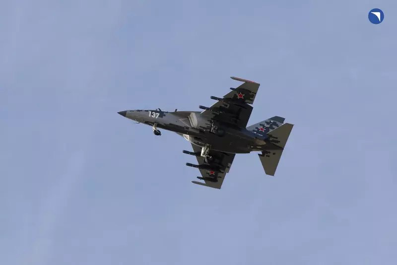 Иркутский авиазавод поднял в небо третий опытный Як-130М Иркутский авиазавод поднял в небо третий опытный Як-130М