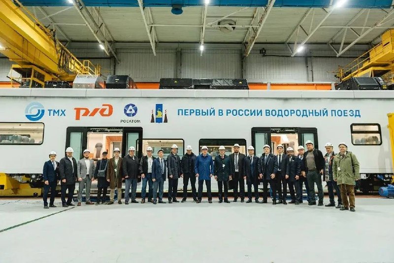 На Сахалине представили российский поезд на водородных топливных элементах На Сахалине представили российский поезд на водородных топливных элементах