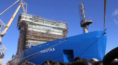 На строящемся ледоколе «Чукотка» запустили реактор правого борта