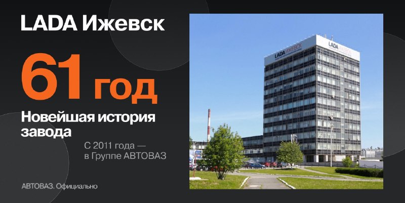 LADA Ижевск: 61 год автомобильной истории LADA Ижевск: 61 год автомобильной истории