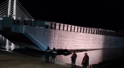 Череповецкий судостроительный завод спустил на воду вторую баржу проекта RBD 4608